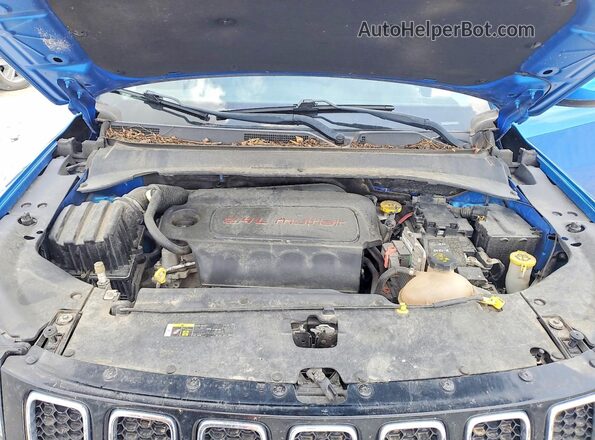 3C4NJDBB0JT223555 2018 JEEP COMPASS Синий Вид подкапотного пространства