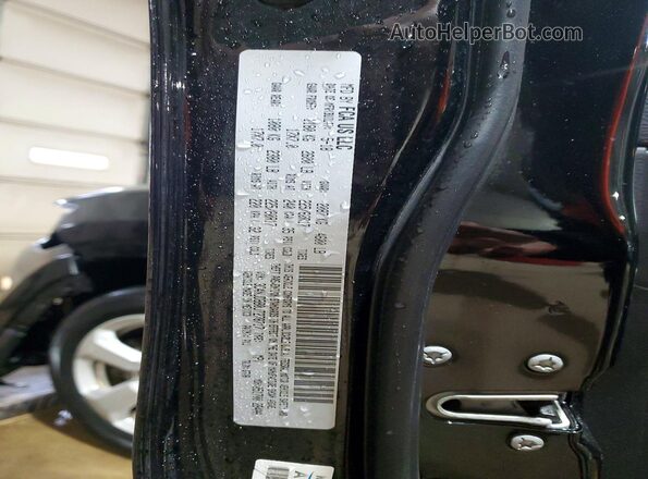 3C4NJDBB0JT278717 2018 JEEP COMPASS Black VIN კოდის სტიკერის ხედი