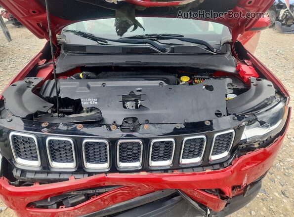 3C4NJDBB0JT331822 2018 JEEP COMPASS Red Rear interior view