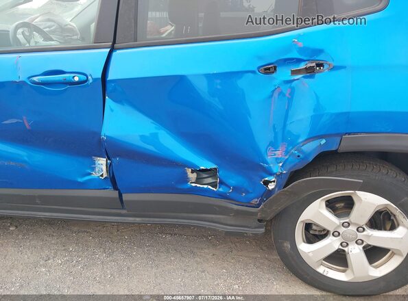 3C4NJDBB0JT485298 2018 JEEP COMPASS Blue Front view