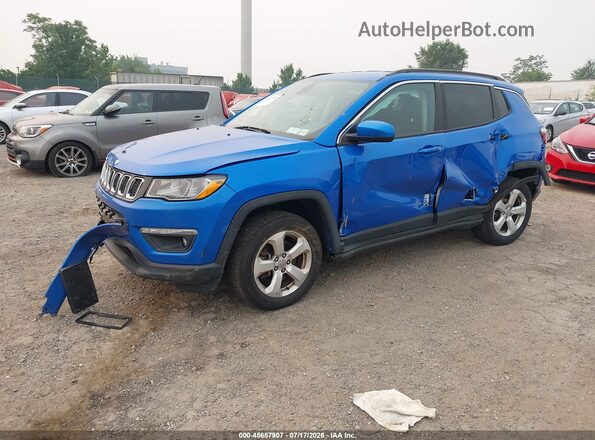 3C4NJDBB0JT485298 2018 JEEP COMPASS Blue Front left