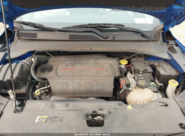 3C4NJDBB0JT485298 2018 JEEP COMPASS Blue Rear view