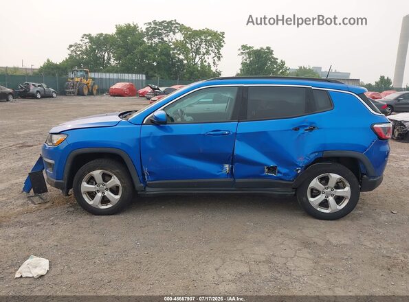 3C4NJDBB0JT485298 2018 JEEP COMPASS Blue Rear interior view