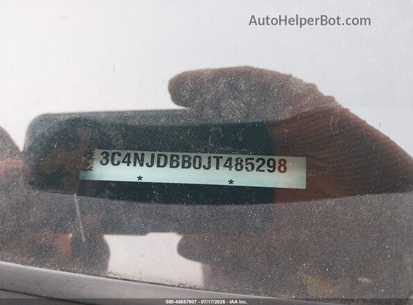 3C4NJDBB0JT485298 2018 JEEP COMPASS Blue Engine compartment view