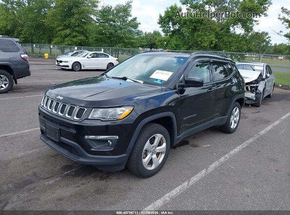 3C4NJDBB0JT492381 2018 JEEP COMPASS Black წინა მარცხენა ხედი სამი მეოთხედიდან