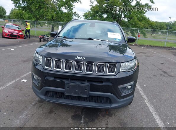 3C4NJDBB0JT492381 2018 JEEP COMPASS Black ხელსაწყოთა პანელის ხედი