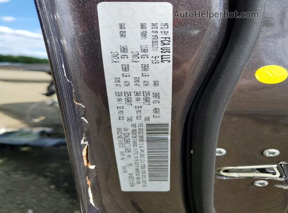 3C4NJDBB0LT116895 2020 JEEP COMPASS Серый Вид наклейки с VIN-кодом