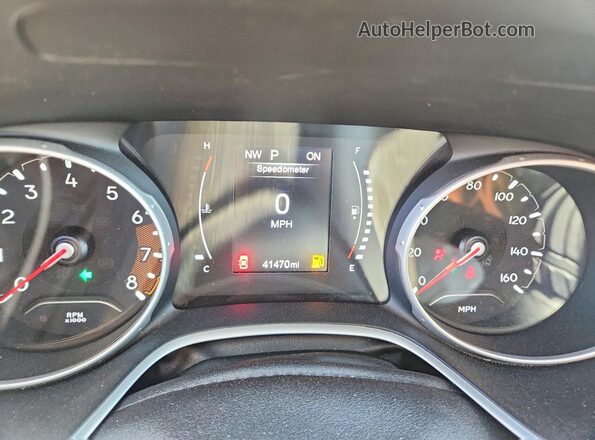 3C4NJDBB0LT251682 2020 JEEP COMPASS Black Vista del cuadro de instrumentos