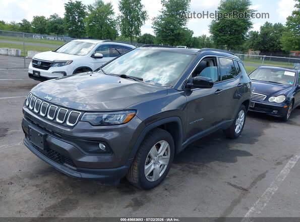 3C4NJDBB0NT148071 2022 JEEP COMPASS Gray Առջևի ձախ երեք քառորդ տեսարան