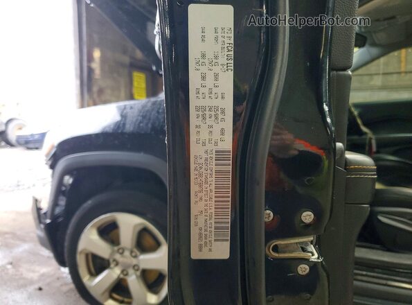 3C4NJDBB1HT680756 2017 JEEP COMPASS Black VIN կոդի պիտակի տեսք
