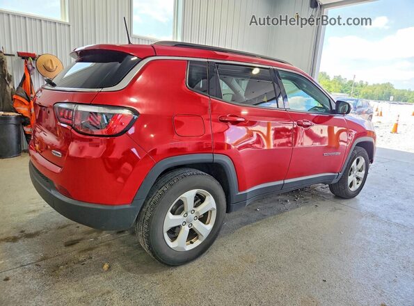 3C4NJDBB1JT154729 2018 JEEP COMPASS Красный Задняя правая четверть