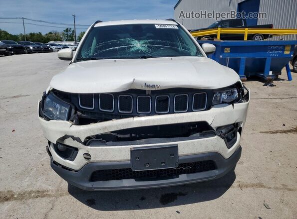 3C4NJDBB1JT155086 2018 JEEP COMPASS White Դիմացի տեսք