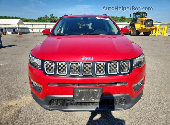 3C4NJDBB1JT175614 2018 JEEP COMPASS Red Widok z przodu