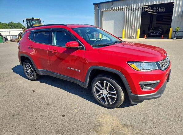 3C4NJDBB1JT175614 2018 JEEP COMPASS Red Przód prawy