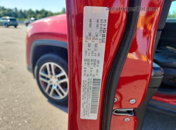 3C4NJDBB1JT175614 2018 JEEP COMPASS Red Widok komory silnika