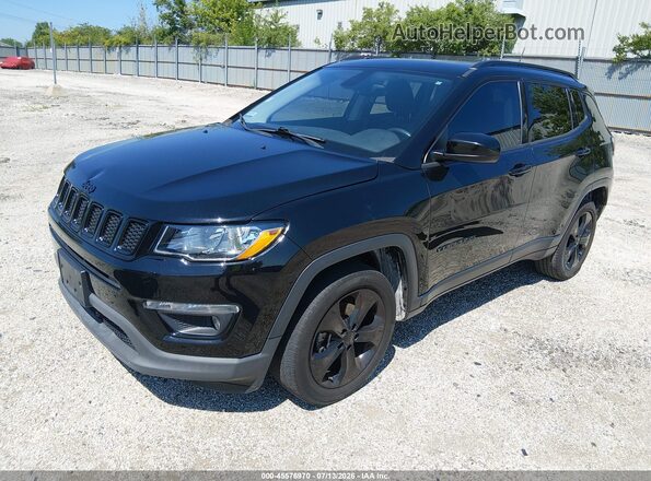 3C4NJDBB1JT313457 2018 JEEP COMPASS Black Front left