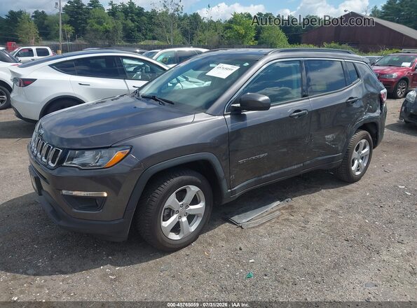 3C4NJDBB1JT337371 2018 JEEP COMPASS Gray წინა მარცხენა ხედი სამი მეოთხედიდან