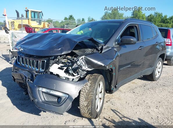 3C4NJDBB1JT359872 2018 JEEP COMPASS Gray Vista tres cuartos delantera izquierda