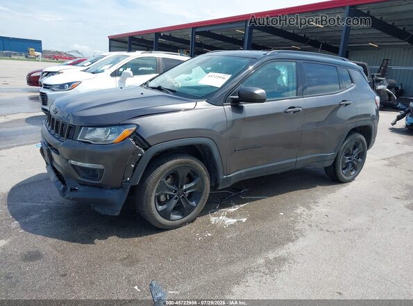 3C4NJDBB1KT750344 2019 JEEP COMPASS Gray Vista tres cuartos delantera izquierda