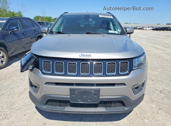 3C4NJDBB1LT138257 2020 JEEP COMPASS Gray Front view
