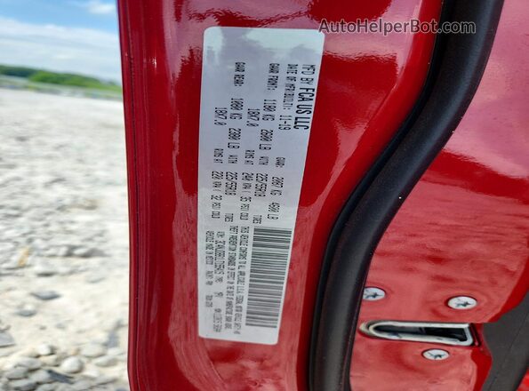 3C4NJDBB1LT155415 2020 JEEP COMPASS Red VIN კოდის სტიკერის ხედი
