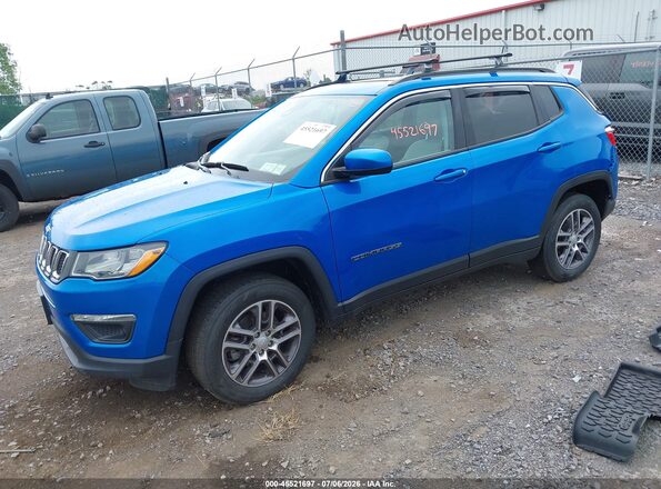 3C4NJDBB1LT258138 2020 JEEP COMPASS Blue Передня ліва чверть
