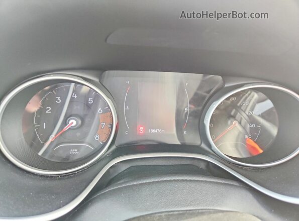 3C4NJDBB2HT624633 2017 JEEP COMPASS Black ხელსაწყოთა პანელის ხედი