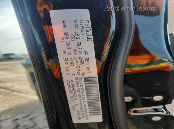 3C4NJDBB2HT624633 2017 JEEP COMPASS Black VIN კოდის სტიკერის ხედი