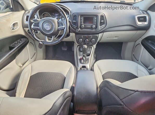 3C4NJDBB2HT624633 2017 JEEP COMPASS Black წინა პანელის ხედი