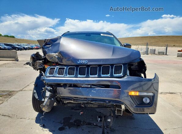 3C4NJDBB2HT636314 2017 JEEP COMPASS Gray Front view