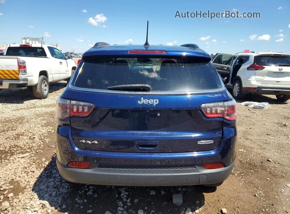 3C4NJDBB2HT640329 2017 JEEP COMPASS Blue Вид ззаду