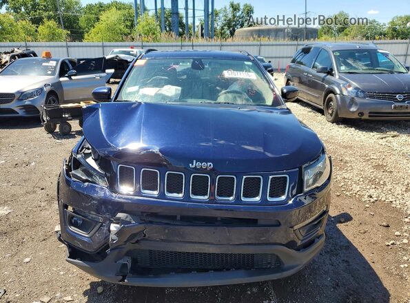 3C4NJDBB2HT640329 2017 JEEP COMPASS Blue Вид спереду