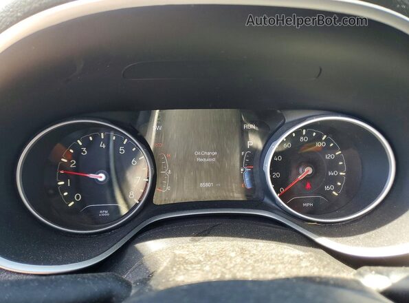 3C4NJDBB2JT155033 2018 JEEP COMPASS Угольный Вид щитка приборов