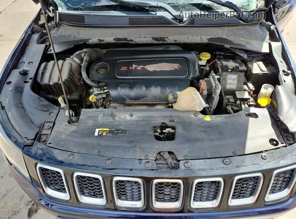 3C4NJDBB2JT178876 2018 JEEP COMPASS Синий Вид подкапотного пространства