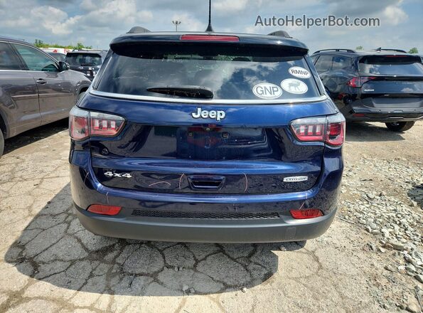 3C4NJDBB2JT201816 2018 JEEP COMPASS Blue Հետևի տեսք