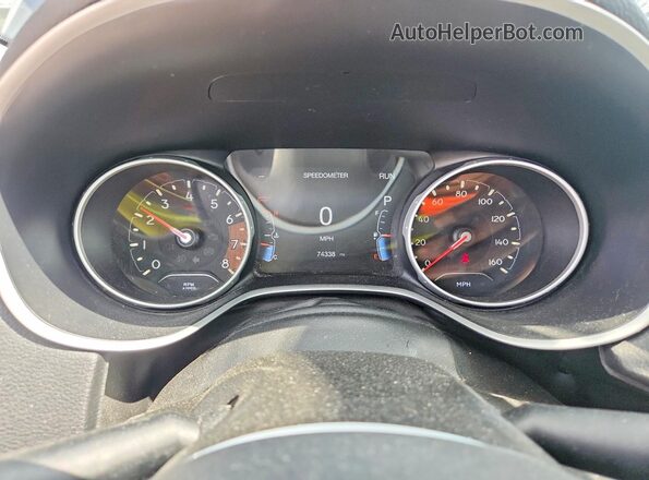 3C4NJDBB2JT201816 2018 JEEP COMPASS Blue Սարքավորումների վահանակի տեսք