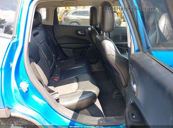 3C4NJDBB2JT325228 2018 JEEP COMPASS Blue VIN კოდის სტიკერის ხედი