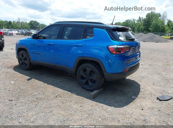 3C4NJDBB2JT325228 2018 JEEP COMPASS Blue უკანა მარცხენა