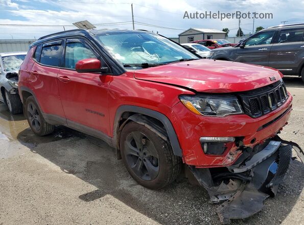 3C4NJDBB2JT433834 2018 JEEP COMPASS Red Delantero derecho