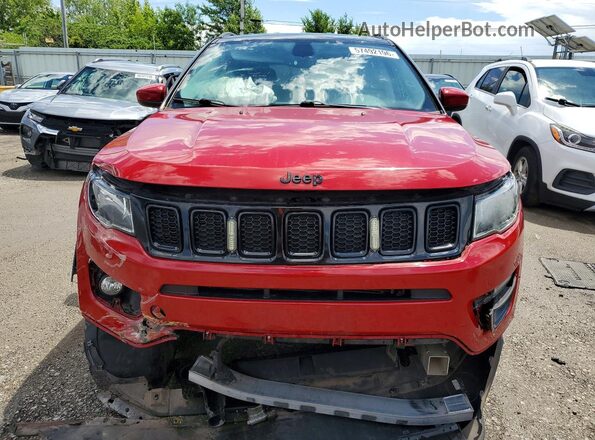 3C4NJDBB2JT433834 2018 JEEP COMPASS Red Vista frontal