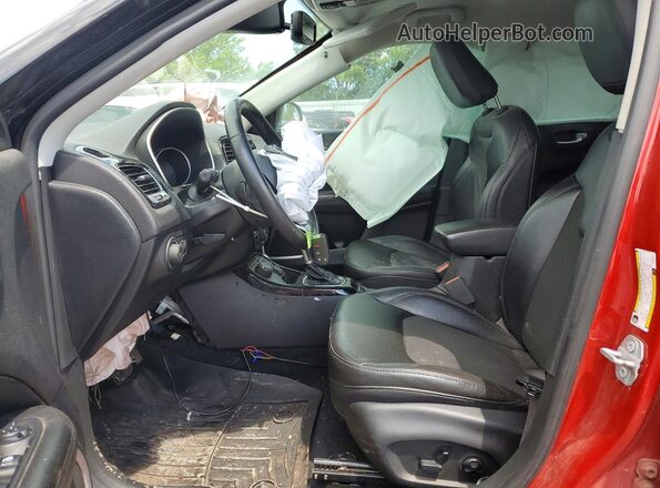 3C4NJDBB2JT433834 2018 JEEP COMPASS Red Vista interior delantera