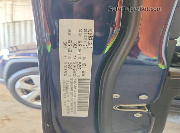 3C4NJDBB2JT434756 2018 JEEP COMPASS Blue Панорамний вид салону 360°