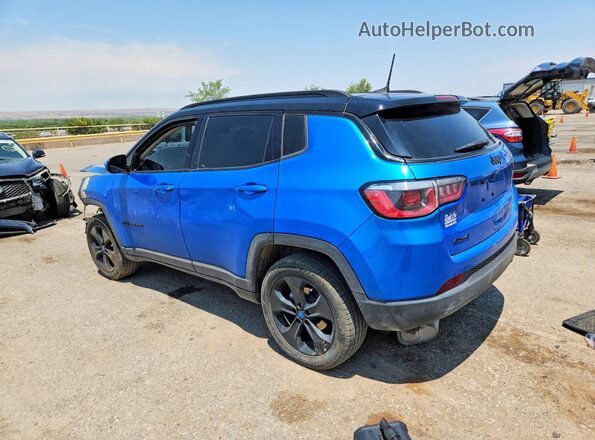 3C4NJDBB2KT622890 2019 JEEP COMPASS Blue Trasero izquierdo