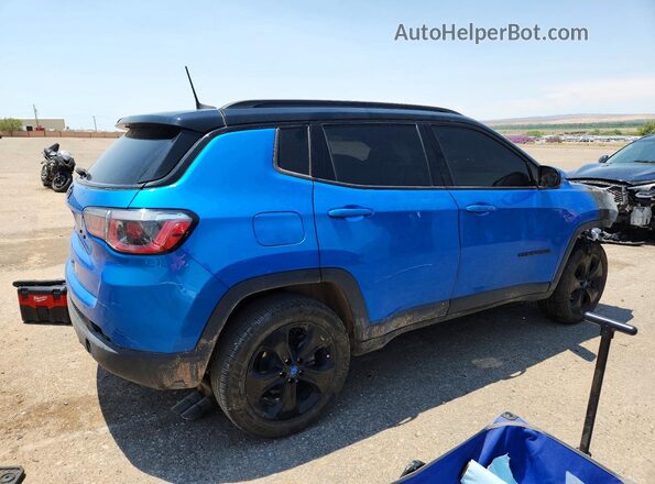 3C4NJDBB2KT622890 2019 JEEP COMPASS Blue Trasero derecho