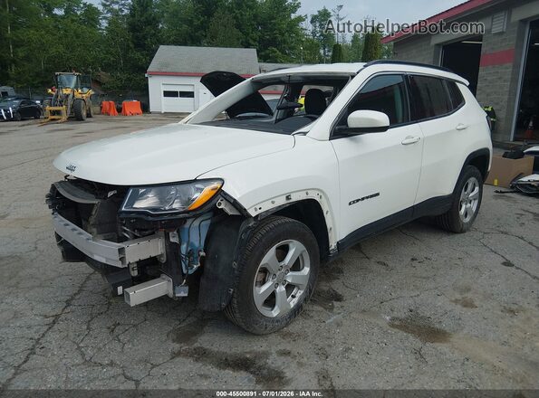 3C4NJDBB2KT839386 2019 JEEP COMPASS White Առջևի ձախ երեք քառորդ տեսարան