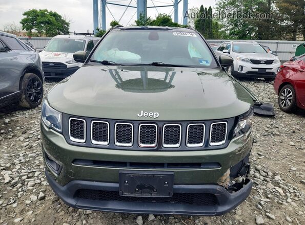 3C4NJDBB2LT153799 2020 JEEP COMPASS Green Front view