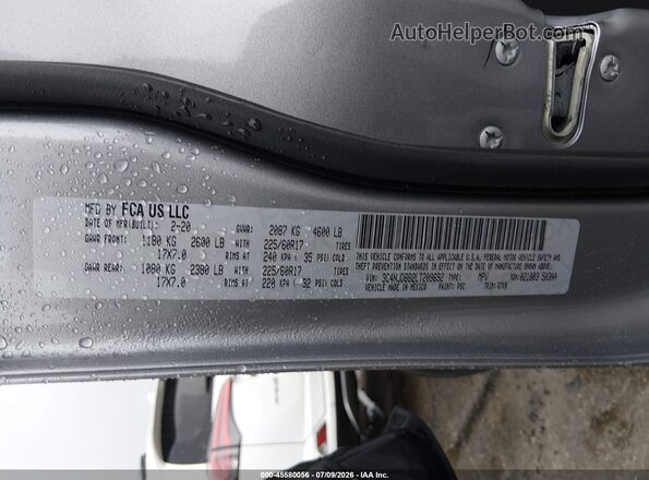 3C4NJDBB2LT209692 2020 JEEP COMPASS Gray Շարժիչի բաժամունքի տեսք