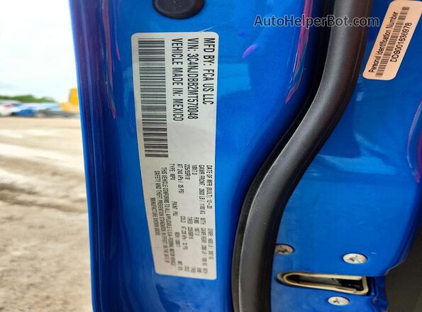 3C4NJDBB2MT570048 2021 JEEP COMPASS Blue Engine compartment view