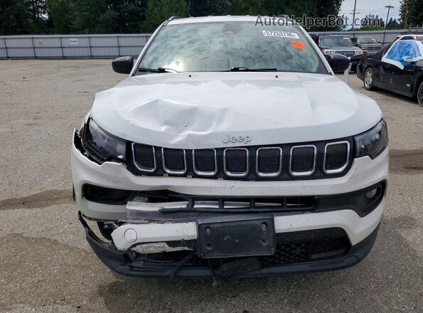 3C4NJDBB2NT177166 2022 JEEP COMPASS Белый Вид спереди