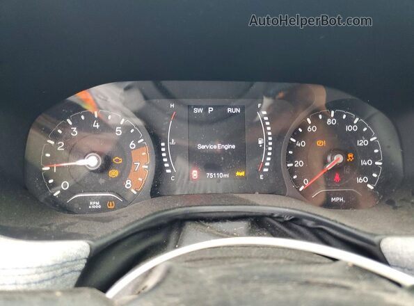 3C4NJDBB2NT177166 2022 JEEP COMPASS Белый Вид щитка приборов